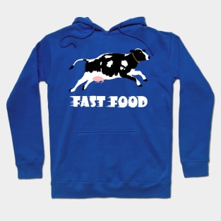 Cow Fast Food Hoodie